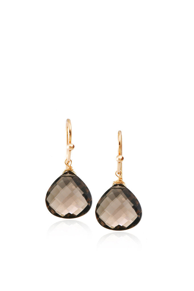 Gifts for Grads - Smoky Quartz Drop Earrings