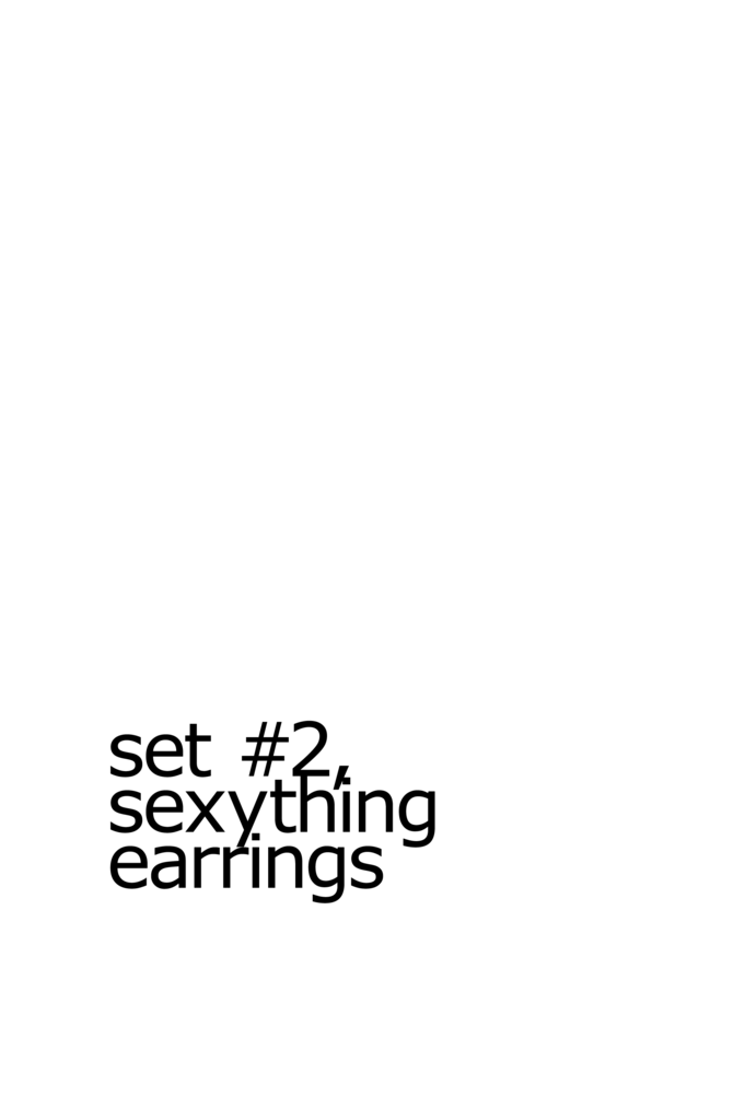 Sexy Thing Earrings Set